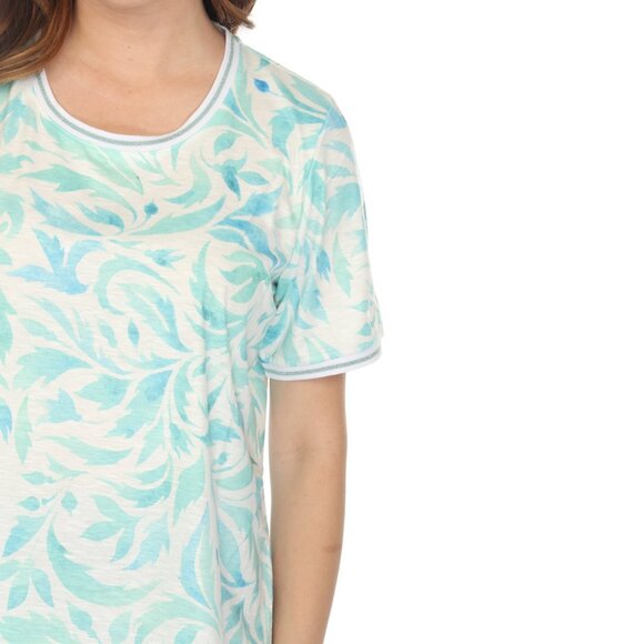 Mint Green Cerulean Leafy Charm Top - Picture 9 of 11